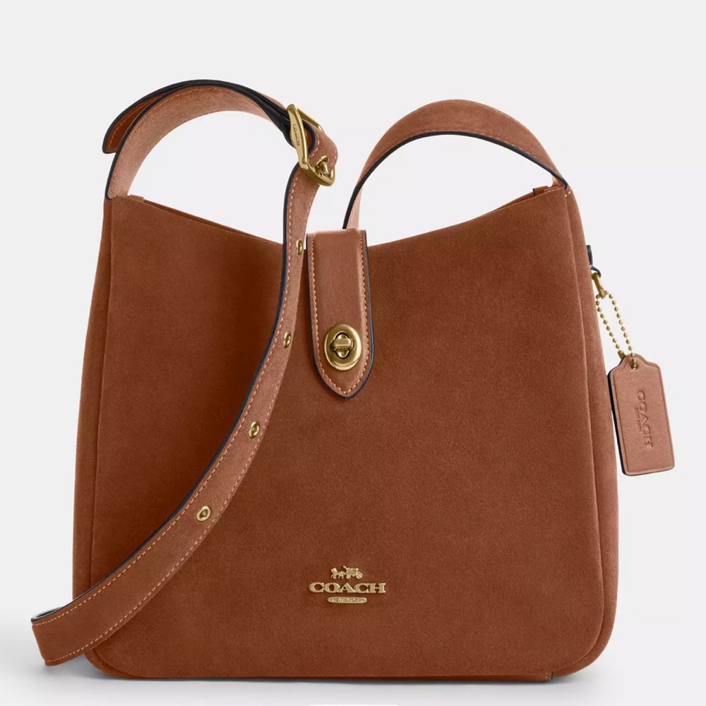 NWT Coach Hadley Bag Suede